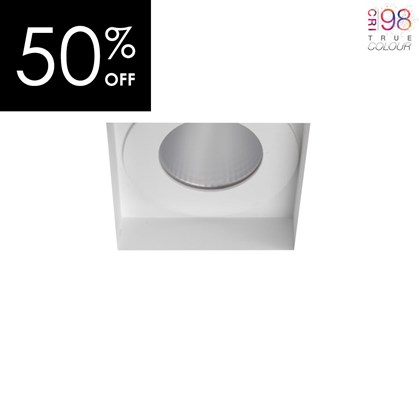 OUTLET DLD Eiger 1-S LED IP65 Plaster In Downlight True Colour - Next Day Delivery
