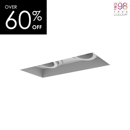 OUTLET DLD Eiger 2 LED IP65 Recessed Plaster In Downlight True Colour CRI98 - Next Day Delivery