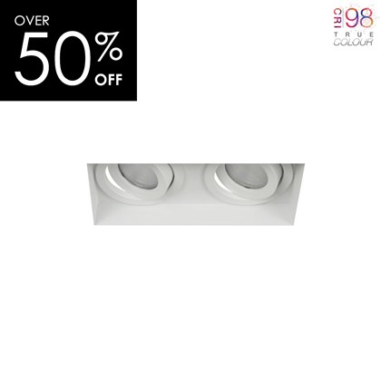 OUTLET DLD Eiger Mini 2 LED Adjustable Plaster In Downlight True Colour CRI98 - Next Day Delivery