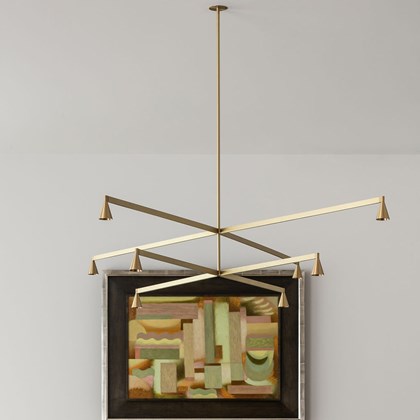 Trizo21 Austere 2X LED Chandelier alternative image