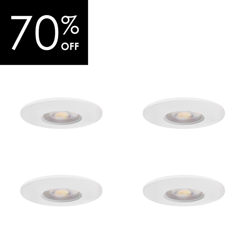 Lighting Outlet Led OUTLET DLD X4 LED 4CCT Switchable Recessed Downlights | 4 Pack ...