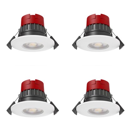 OUTLET DLD X4 LED 4CCT Switchable Recessed Downlights | 4 Pack alternative image