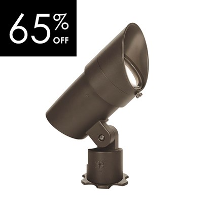 OUTLET WAC Lighting Accent 24V LED IP66 Adjustable Spike Spotlight Bronze