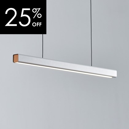 OUTLET Seed Design Mumu P120 White & Beech LED Pendant