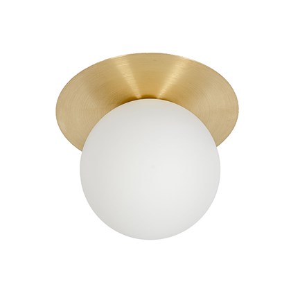 UMMO Lighting Borra IP44 Brass Wall Light