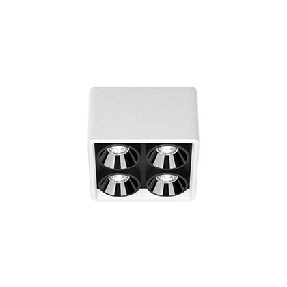 Arkoslight Black Foster Micro Surface 2x2 LED Ceiling Light