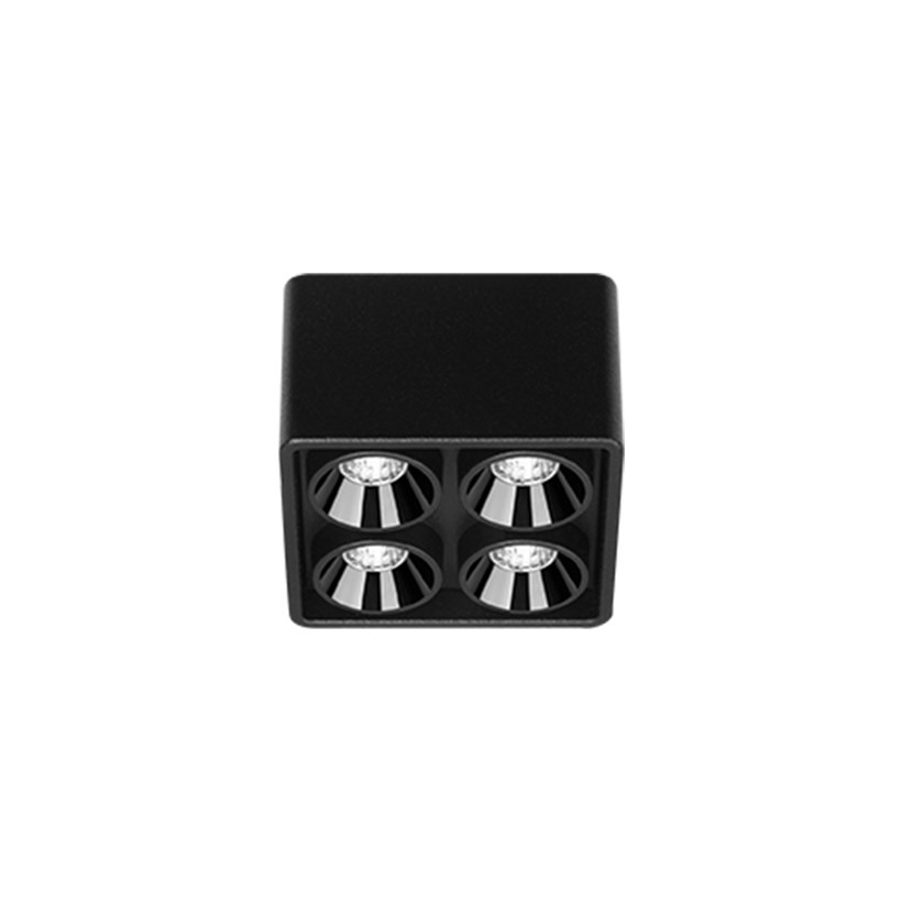 Arkoslight Black Foster Micro Surface 2x2 LED Ceiling Light Darklight arkoslight-black-foster-micro-surface-2x2-led-ceiling-light-darklight