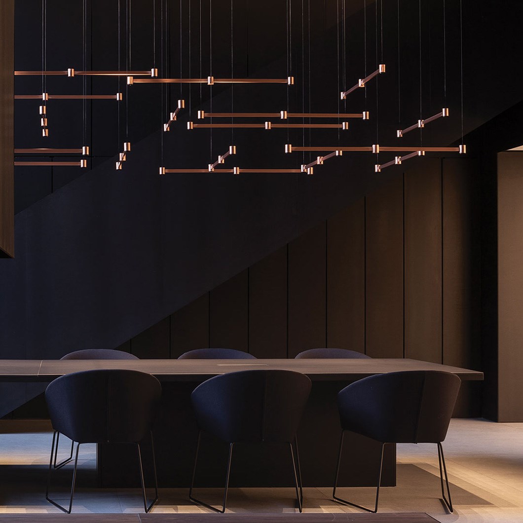 Modular Pendant Arkoslight Art Modular LED Pendant | Darklight Design | Lighting Design ...