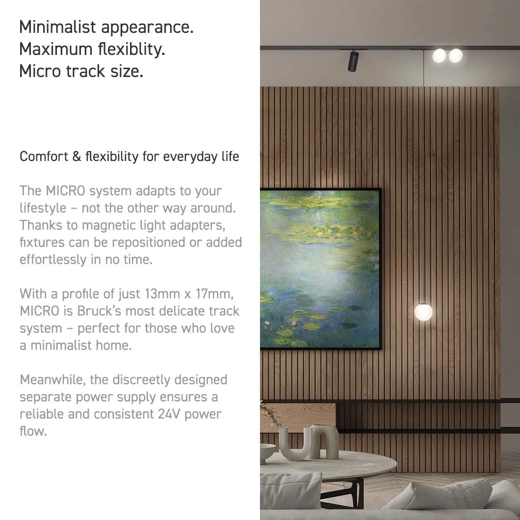 Bruck MICRO 24V Modular Track System | Darklight Design | Lighting ...