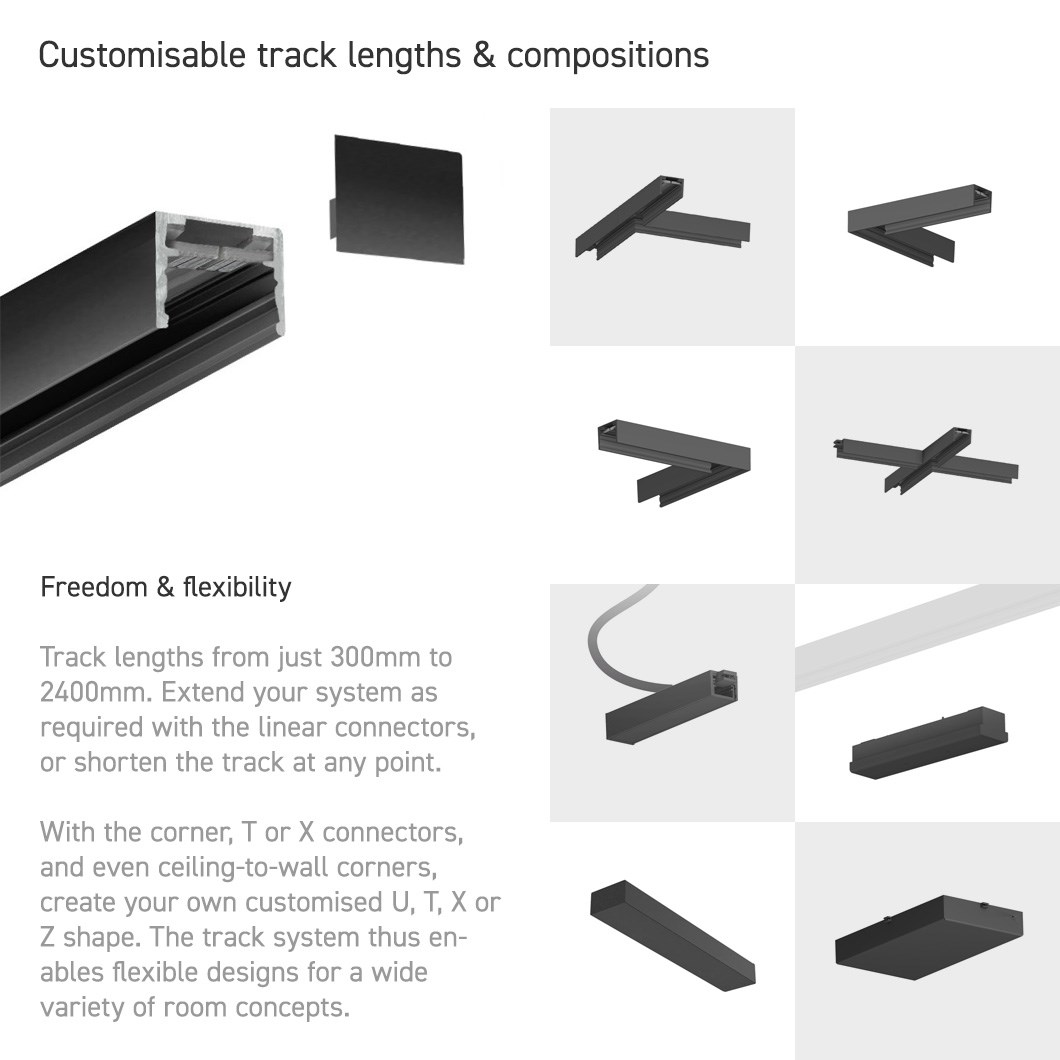 Bruck MICRO 24V Modular Track System | Darklight Design | Lighting ...