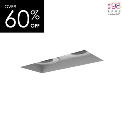 OUTLET DLD Eiger 2 LED IP65 Recessed Plaster In Downlight True Colour CRI98 - Next Day Delivery