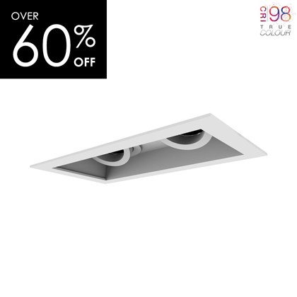 OUTLET DLD Eiger 2 LED Recessed Adjustable Downlight True Colour CRI98 - Next Day Delivery