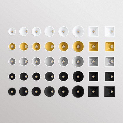 Arkoslight Swap Square Dim-to-Warm LED Recessed Downlight alternative image