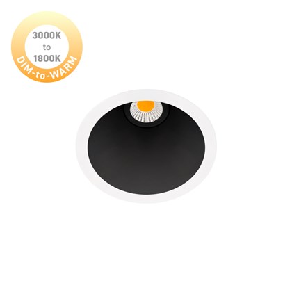 Arkoslight Swap Round Dim-to-Warm LED Recessed Downlight