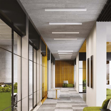 Lena Lighting Baris 52 LED Single Industrial Surface Mounted Profile Light alternative image