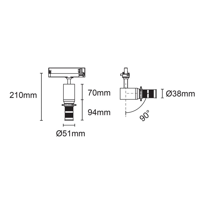 Ald Models Lighting Module DLD Alps Recessed Modular Track System Components