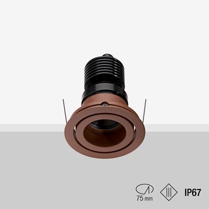 Flexalighting Tyrone 10 LED IP67 Outdoor Recessed Adjustable Downlight alternative image