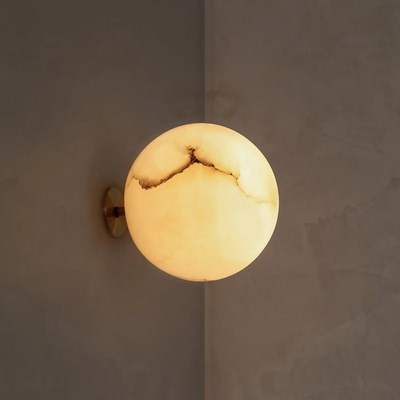 Contain Planette Alabaster Wall Light