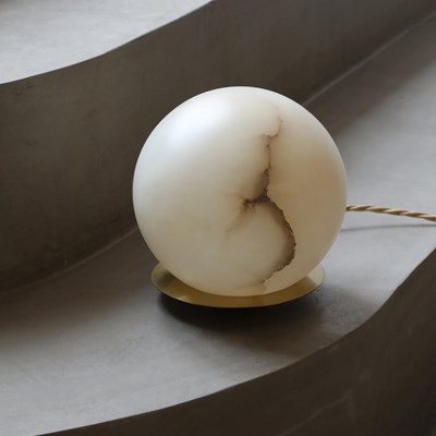 Contain Planette Alabaster Table Lamp