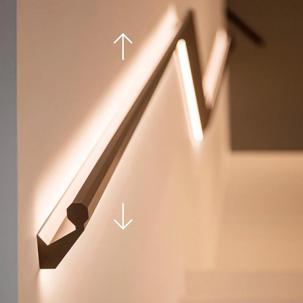 Handrail Led Module OLEV Ottomano Wall-Mounted LED Handrail | Darklight Design | Lighting ...