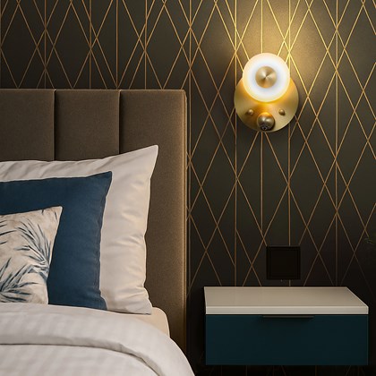 CVL Luminaires Naboo Diffuser Spot LED Wall Light alternative image