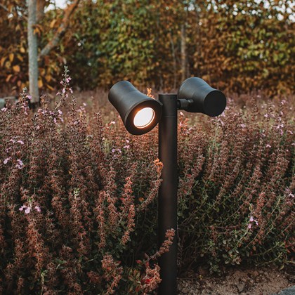 L'ombre Odiel Double Adjustable Outdoor Bollard Light alternative image