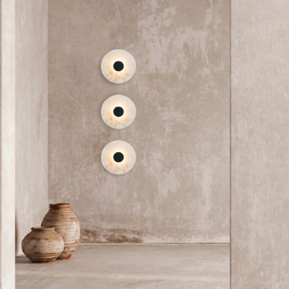 Zambelis 2551 Alabaster LED Wall Light alternative image