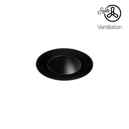 Prado Light + Ventilation Mini 2.0 Trimless Plaster-In Adjustable Downlight