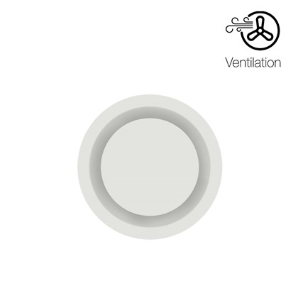 Prado Pradovent Ø100 Trim Recessed Ventilation Valve