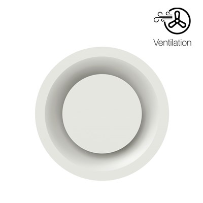 Prado Pradovent Ø125 Trim Recessed Ventilation Valve