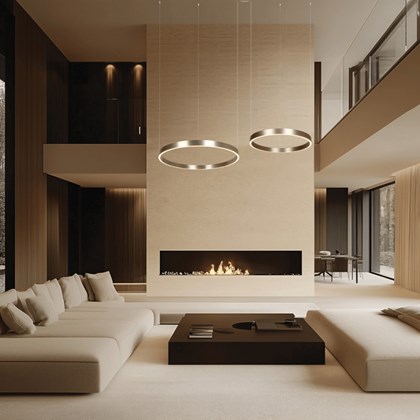 Zambelis 2537 Double Ring Up & Down LED Pendant alternative image