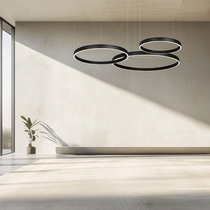 Zambelis 25375 Triple Ring Up & Down LED Pendant alternative image