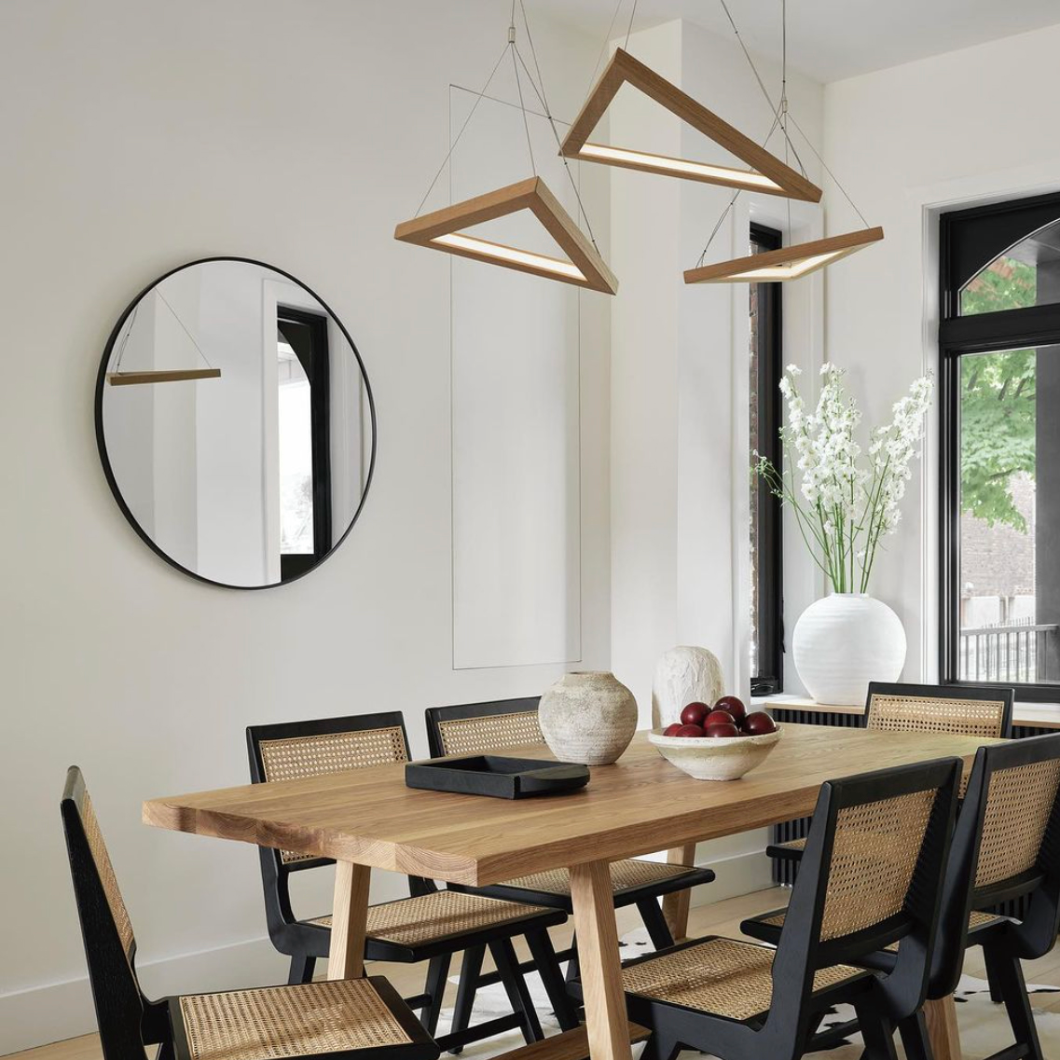 Algorithm Triangular Led Pendant Hollis+Morris Triangle LED Pendant | Darklight Design | Lighting Design ...