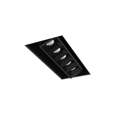 DLD Surf 5 LED Adjustable Plaster In Recessed Downlight