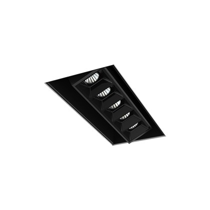 DLD Surf 5 LED Adjustable Plaster In Recessed Downlight