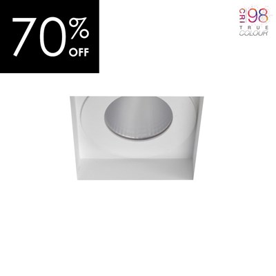 OUTLET DLD Eiger 1-S LED CRI98 IP65 Plaster In Downlight - White
