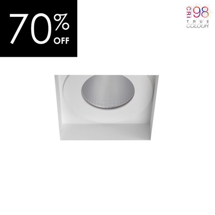 OUTLET DLD Eiger 1-S LED CRI98 IP65 Fixed Plaster In Downlight - White