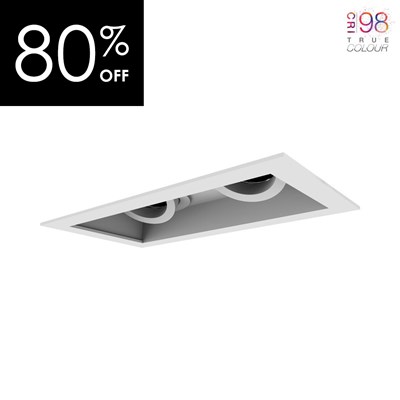 OUTLET DLD Eiger 2 LED CRI98 Adjustable Recessed Downlight - White