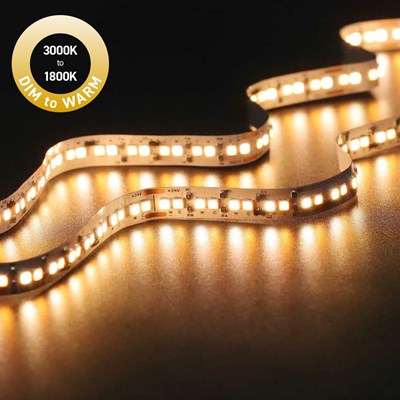 DLD Lightflow Dim-to-Warm 1800K-3000K 10W 24V IP20 Linear LED Tape