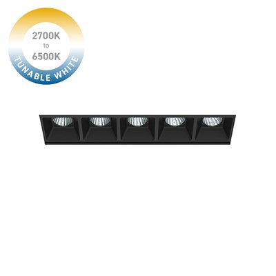 DLD Surf 5 Tunable White 2700-6000K LED Fixed Plaster In Downlight
