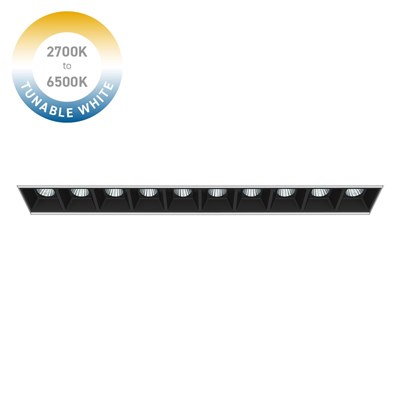 DLD Surf 10 Tunable White 2700-6000K LED Fixed Plaster In Downlight