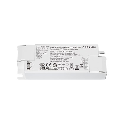 Sunricher 25W 2 Channel Tunable White Casambi Dimmable Constant Current LED Driver alternative image