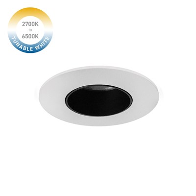 DLD Atlas Baffle Tunable White 2700K-6500K LED IP44 Fixed Recessed Downlight