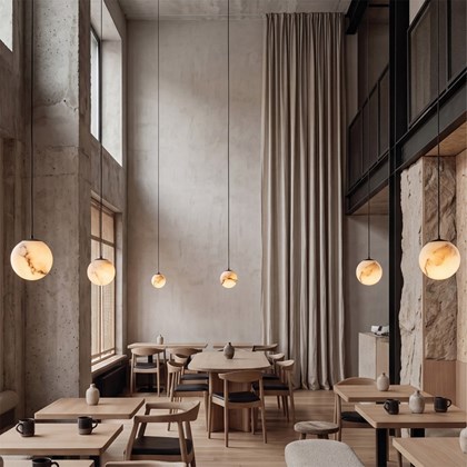 Zambelis 2617 Alabaster LED Pendant alternative image