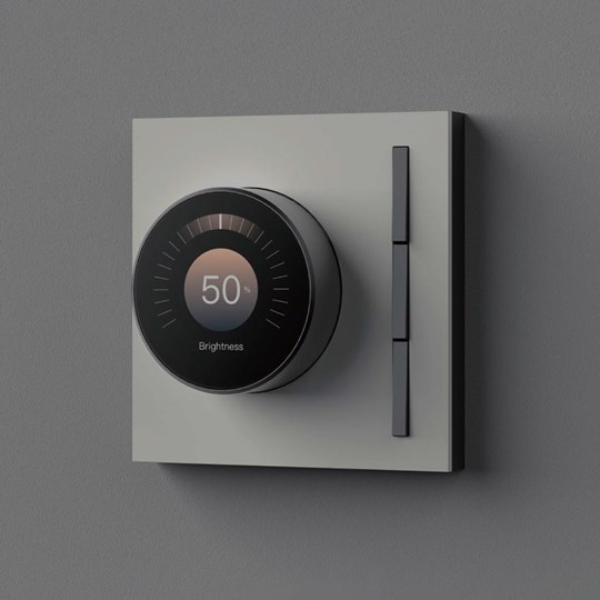Lighting Control Systems: modern wall mounted rotary control switch 