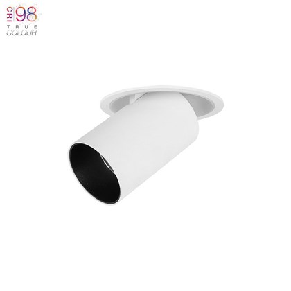 DLD Alps Tele True Colour CRI98 LED Adjustable Pull Out Recessed Spot Light With Trim