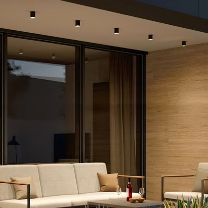 DLD Pico 4 Outdoor IP65 Round Surface Mounted LED Ceiling Light alternative image
